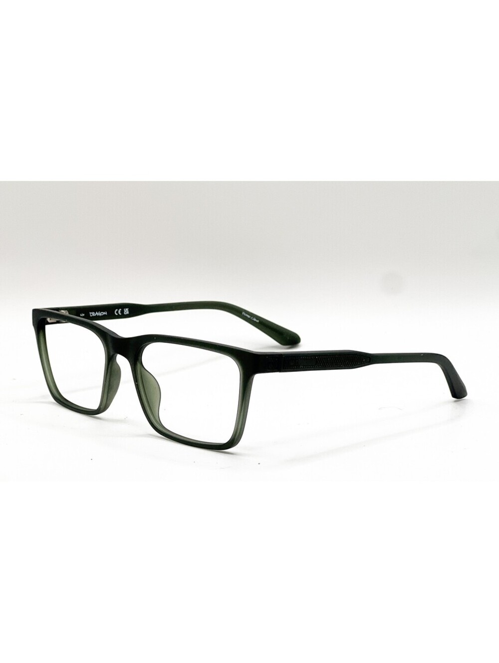Dragon Dr2010 310 Matte Olive Rectangle Authentic Eyeglass Frames 56-18